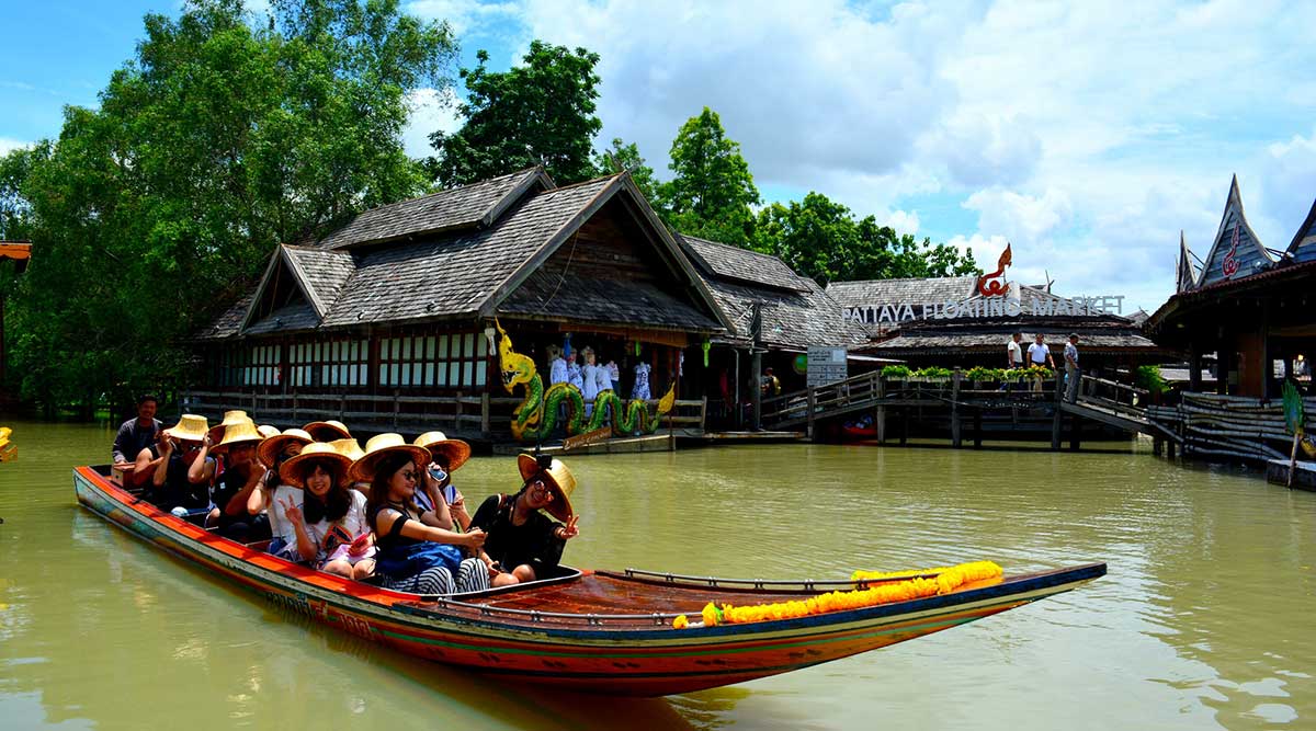 Điểm thú vị về chợ nổi 4 miền Pattaya tại Thái Lan