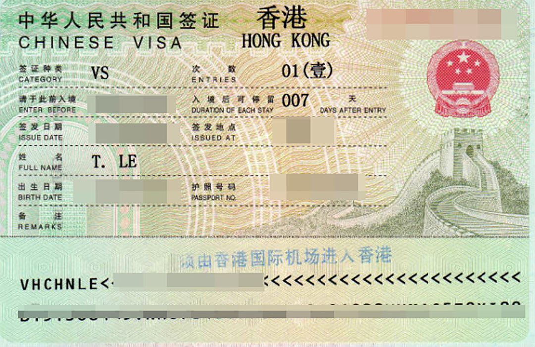 Dịch Vụ Visa Hồng Kông